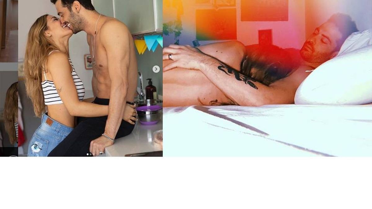 La foto hot de Jimena Barón y Mauro Caiazza desnudos en la cama Te amo