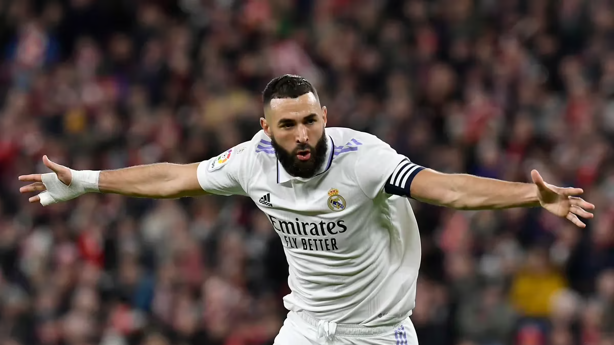 Karim Benzema marcó un hat trick en solo siete minutos