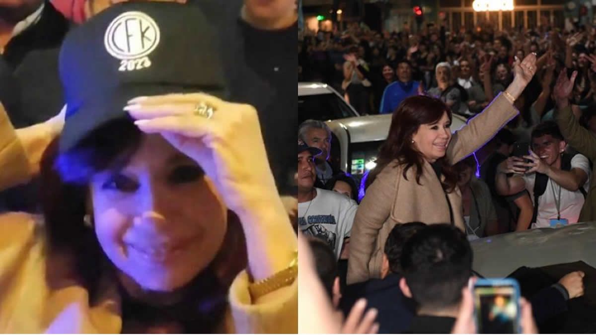 Cristina Kirchner usó una gorra con una particular leyenda