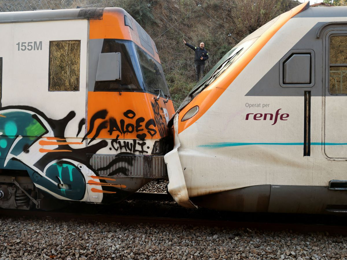 Barcelona Un choque entre dos trenes dejó 155 heridos