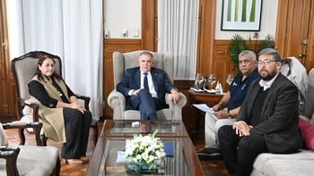 Jaldo se reunió con representantes de trabajadores del Ersept