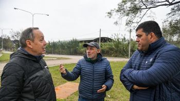 El ministro Nazur supervisó las obras del nuevo Parque Campo Norte