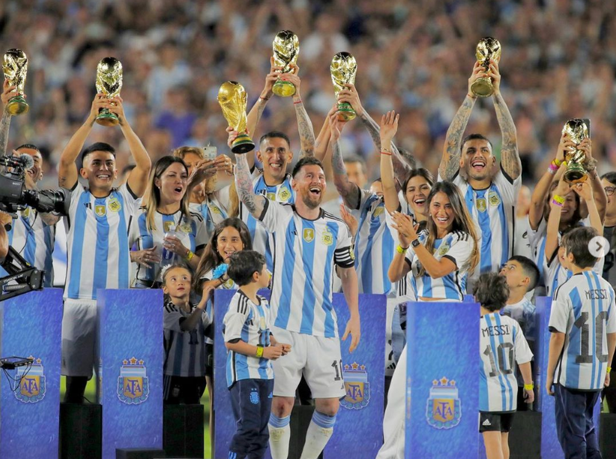 La publicación de Messi tras los festejos de la Selección