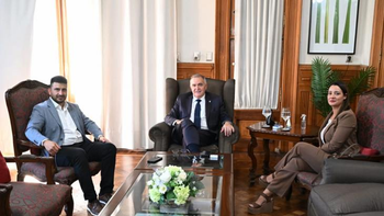 Jaldo recibió a la intendenta de Bella Vista, Paula Quiles