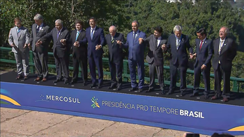 Milei llegó a Brasil para participar de la cumbre del Mercosur