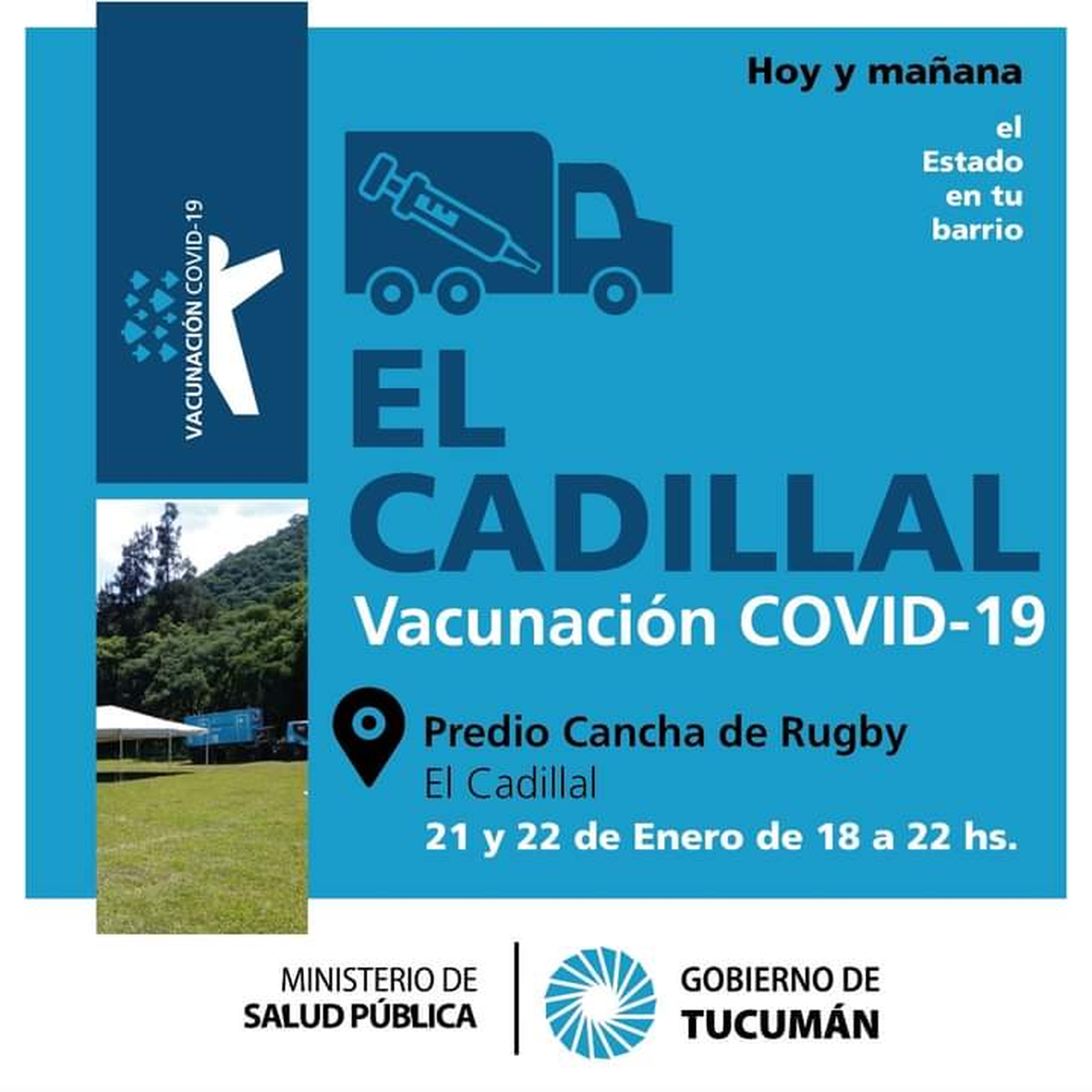 Vacunaci&oacute;n en El Cadillal.