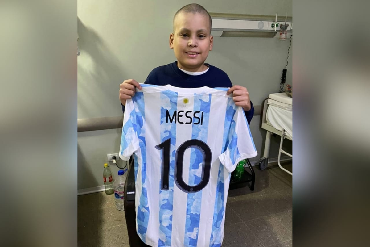 San Juan: murió el niño que conmovió a Messi