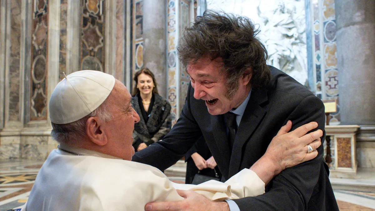 Se conoció la charla entre Javier Milei y el papa Francisco