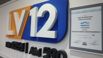 LV12 recibió la recertificación de Marca Tucumán