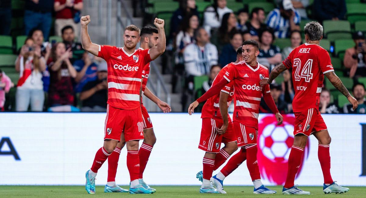 Amistoso: River enfrenta a Millonarios de Colombia.