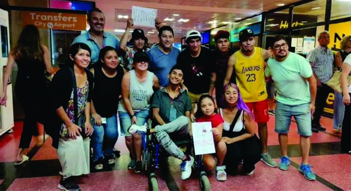 Discriminación. Franco es un joven salteño de 24 años que es sordo y tiene una discapacidad motriz.