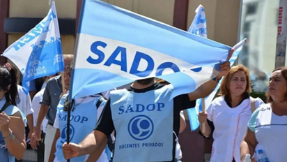 SADOP: docentes privados declaran el estado de alerta y movilización