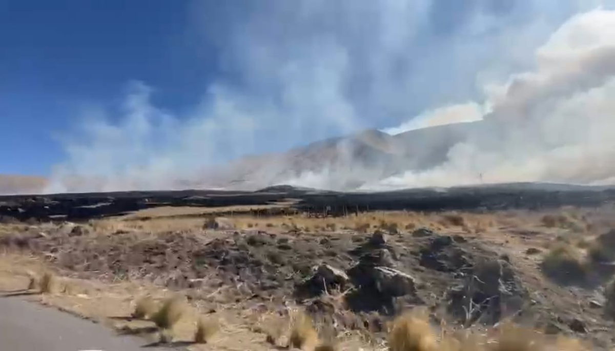 Incendio en Tafí del Valle: Habría sido intencional
