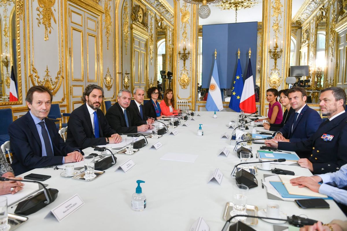 Alberto Fernández y un encuentro bilateral con Emmanuel Macron