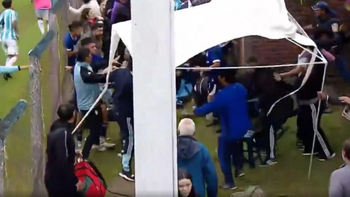 El partido de Reserva entre Atlético y Talleres terminó con una pelea