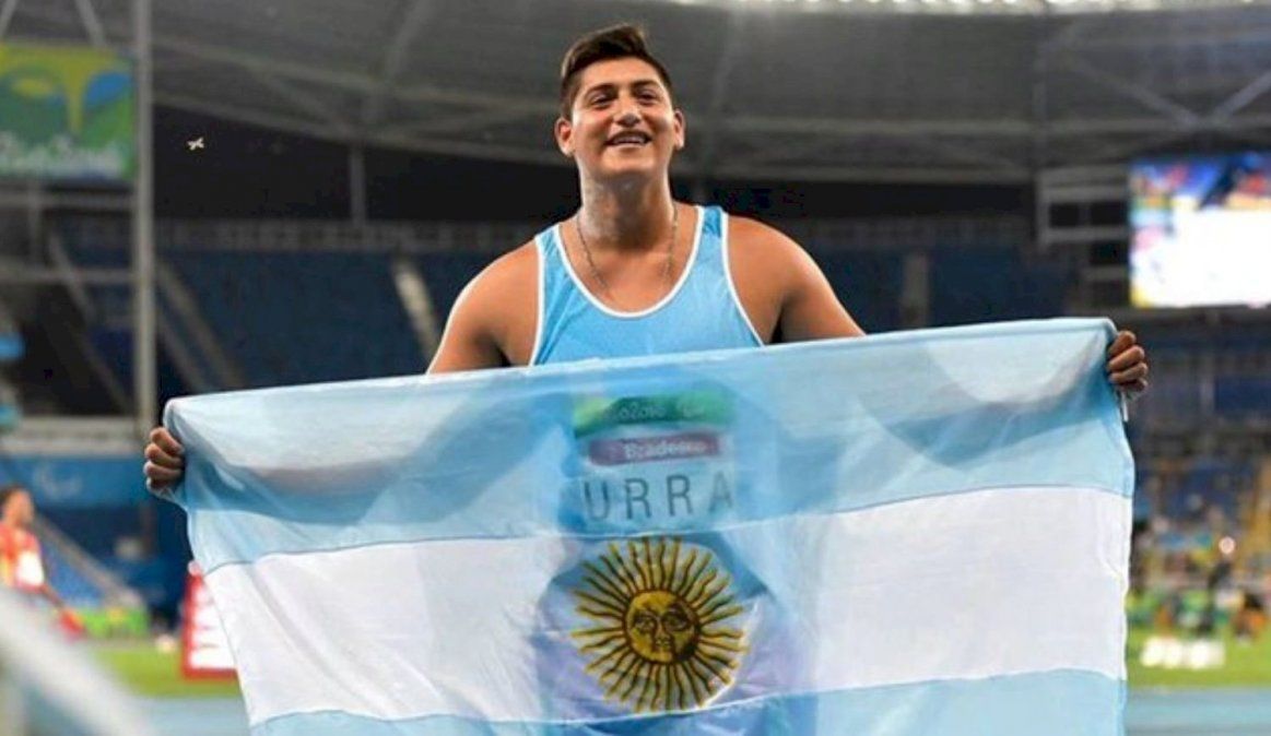 Hernán Urra ganó la medalla plateada en lanzamiento de bala