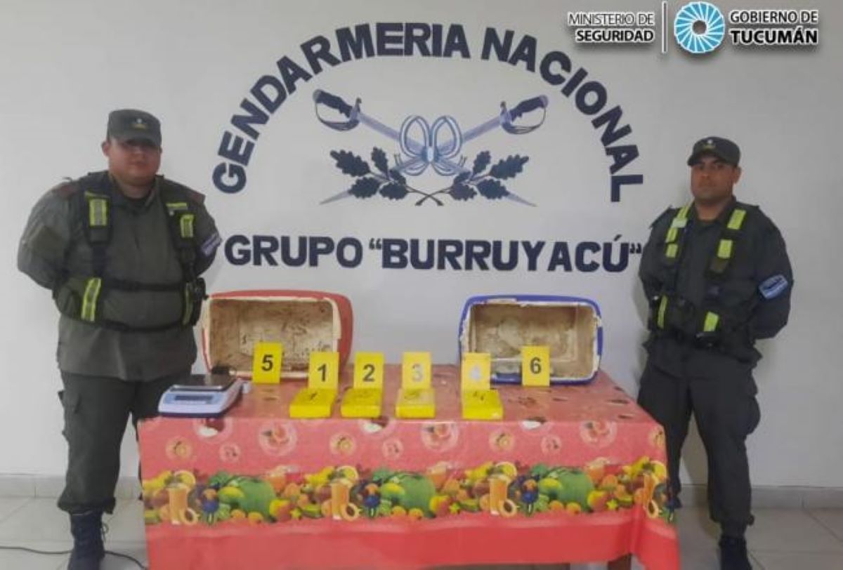 Burruyacu: Secuestraron más de 4 kilos de cocaína
