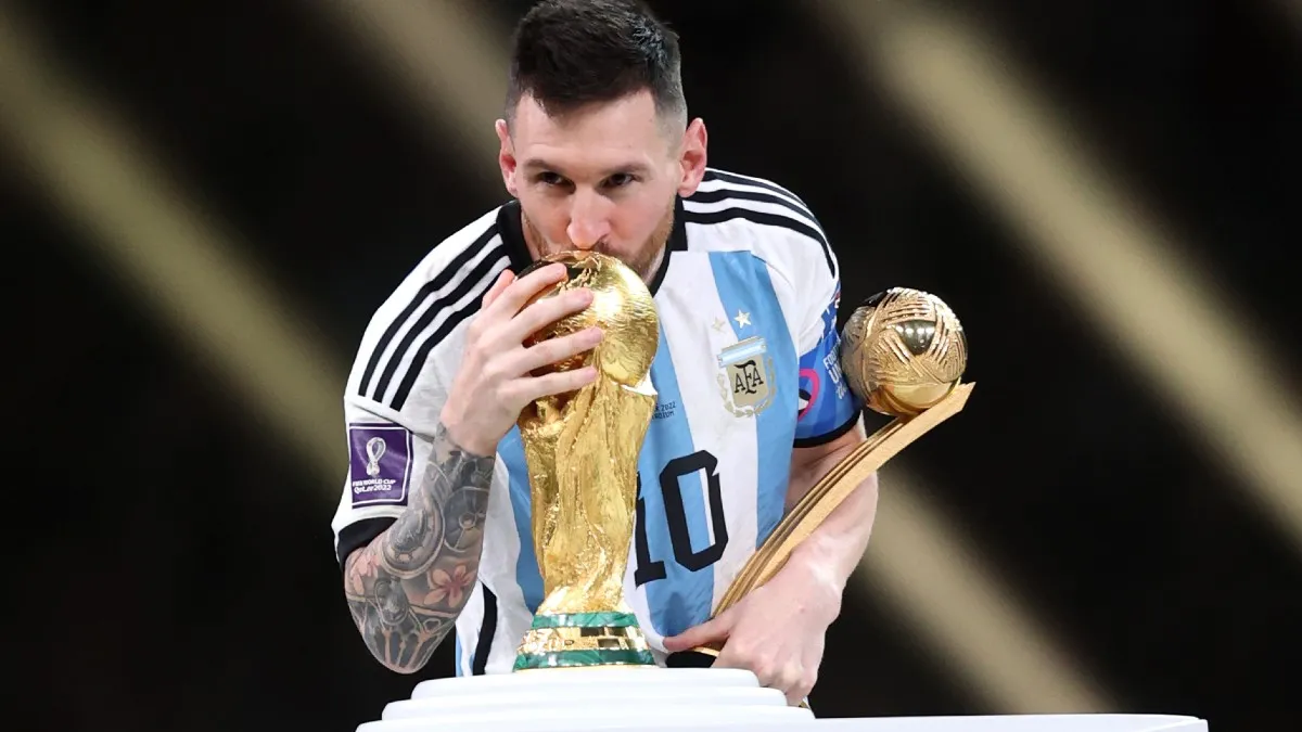 Messi recordó el triunfo en la final del Mundial de Qatar
