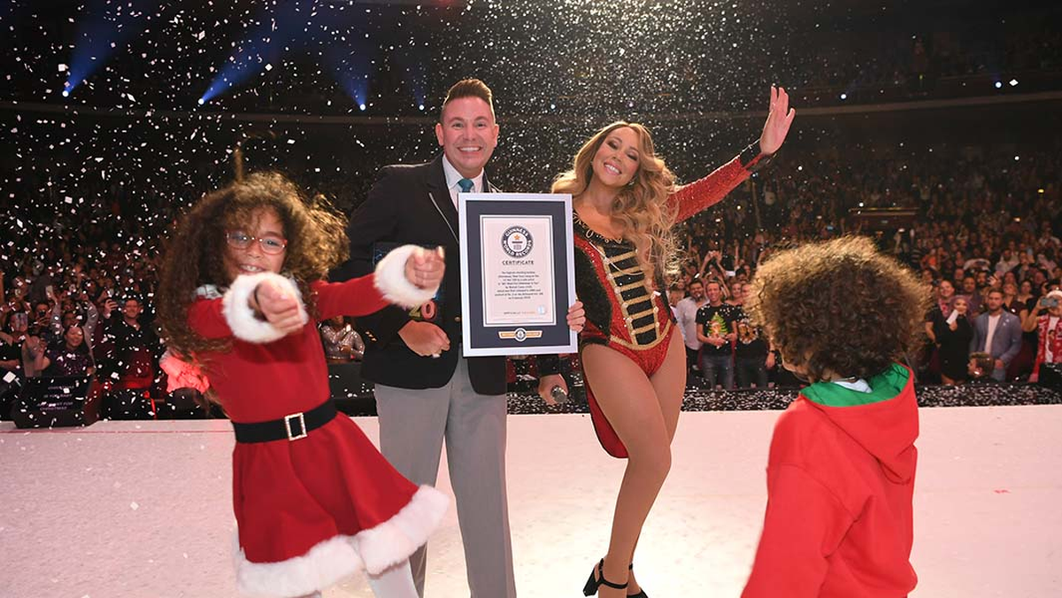 Mariah Carey batió un nuevo récord durante Navidad