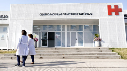 Inauguración del Hospital Modular: 