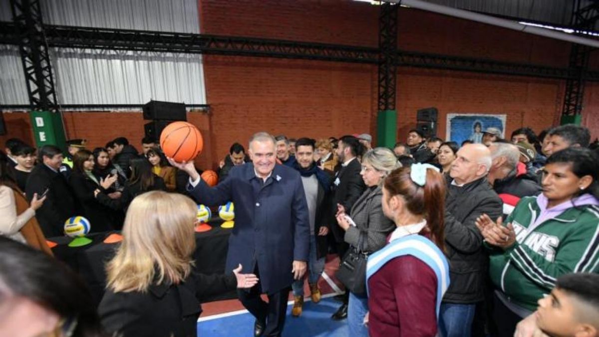 Jaldo inauguró obras en la Escuela Secundaria El Corte en Alderetes