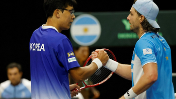 Copa Davis: Argentina perdió la serie ante Corea del Sur