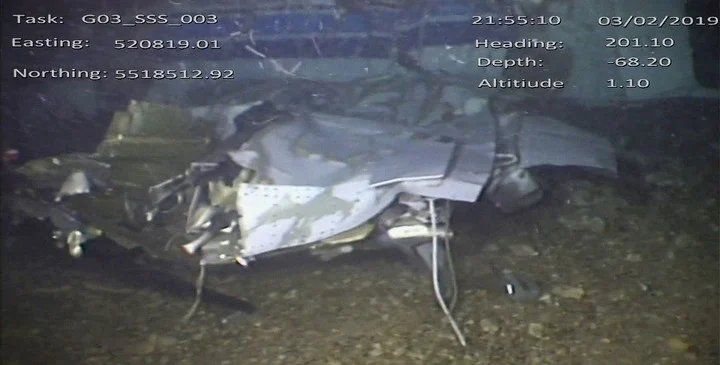 Las imágenes del avión en el que viajaba Emiliano. Su familia busca responsables por el caso. 