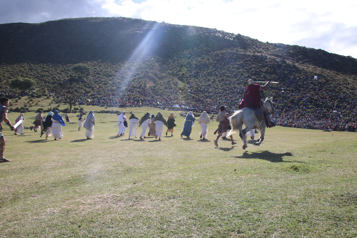 La Vida y Pasión de Dios Hombre es uno de los atractivos que tiene Tafí del Valle para Semana Santa. 