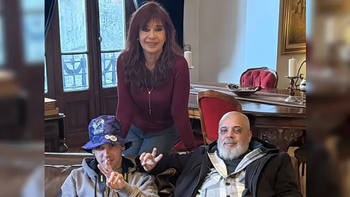 Cristina Kirchner recibió al fotógrafo Pablo Grillo