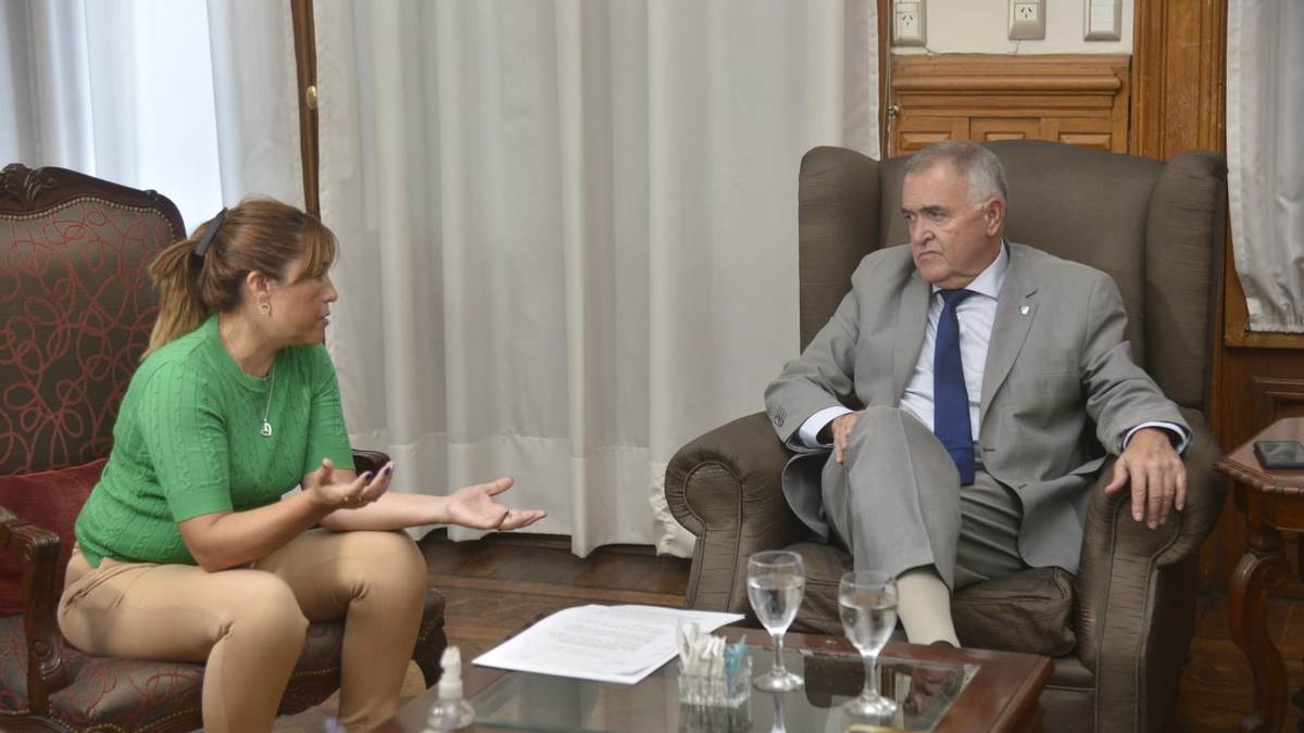 Osvaldo Jaldo recibió a la diputada Mabel Carrizo