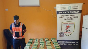 La Policía de Tucumán incautó un kilo de marihuana en un control fronterizo