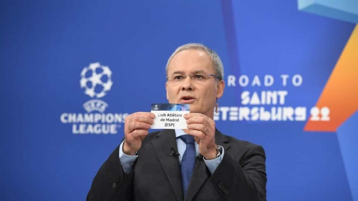 Sorteo de la Champions League.