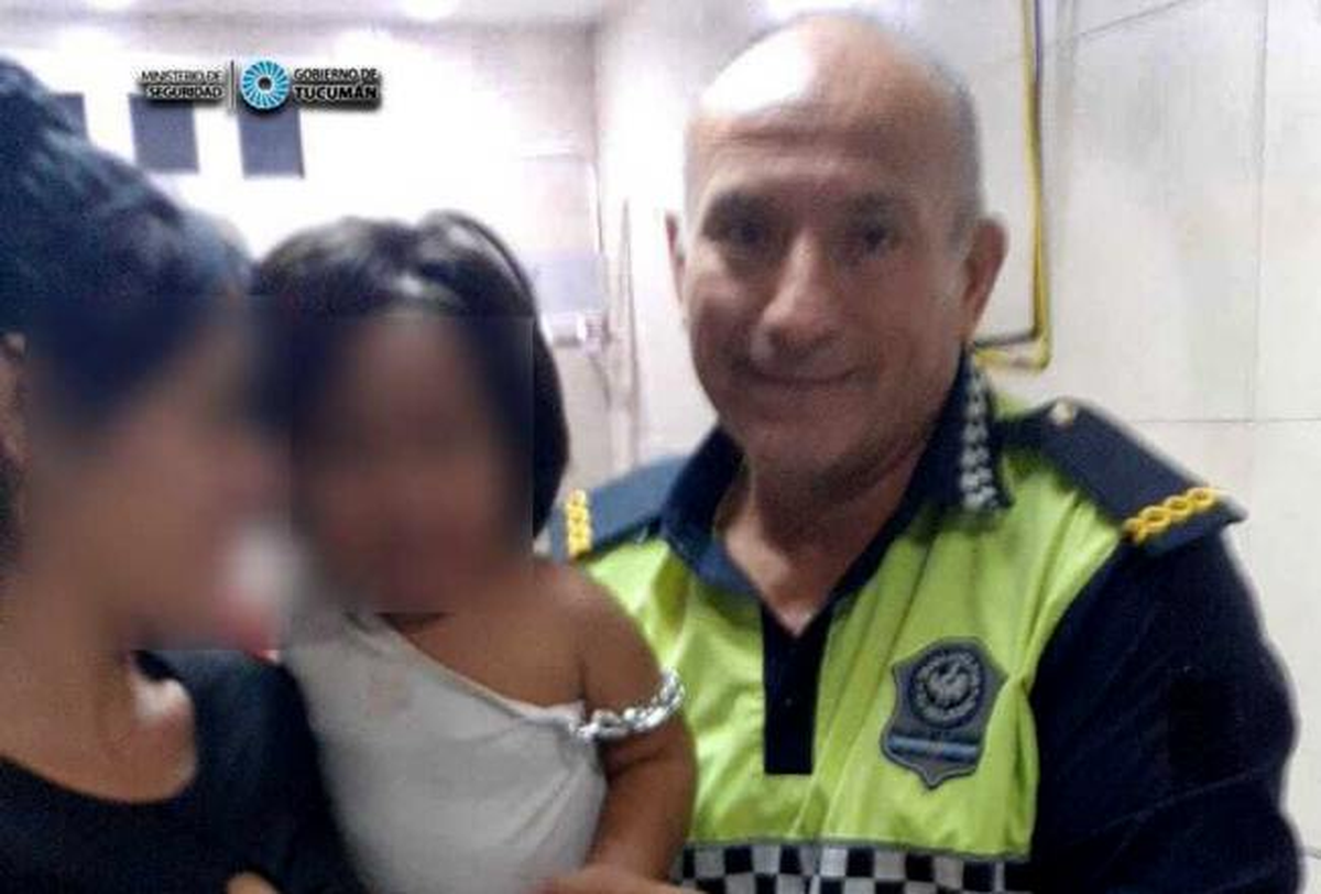 Un policía le salvó la vida a una niña con maniobras de reanimación. (Foto: Gobierno de Tucumán)