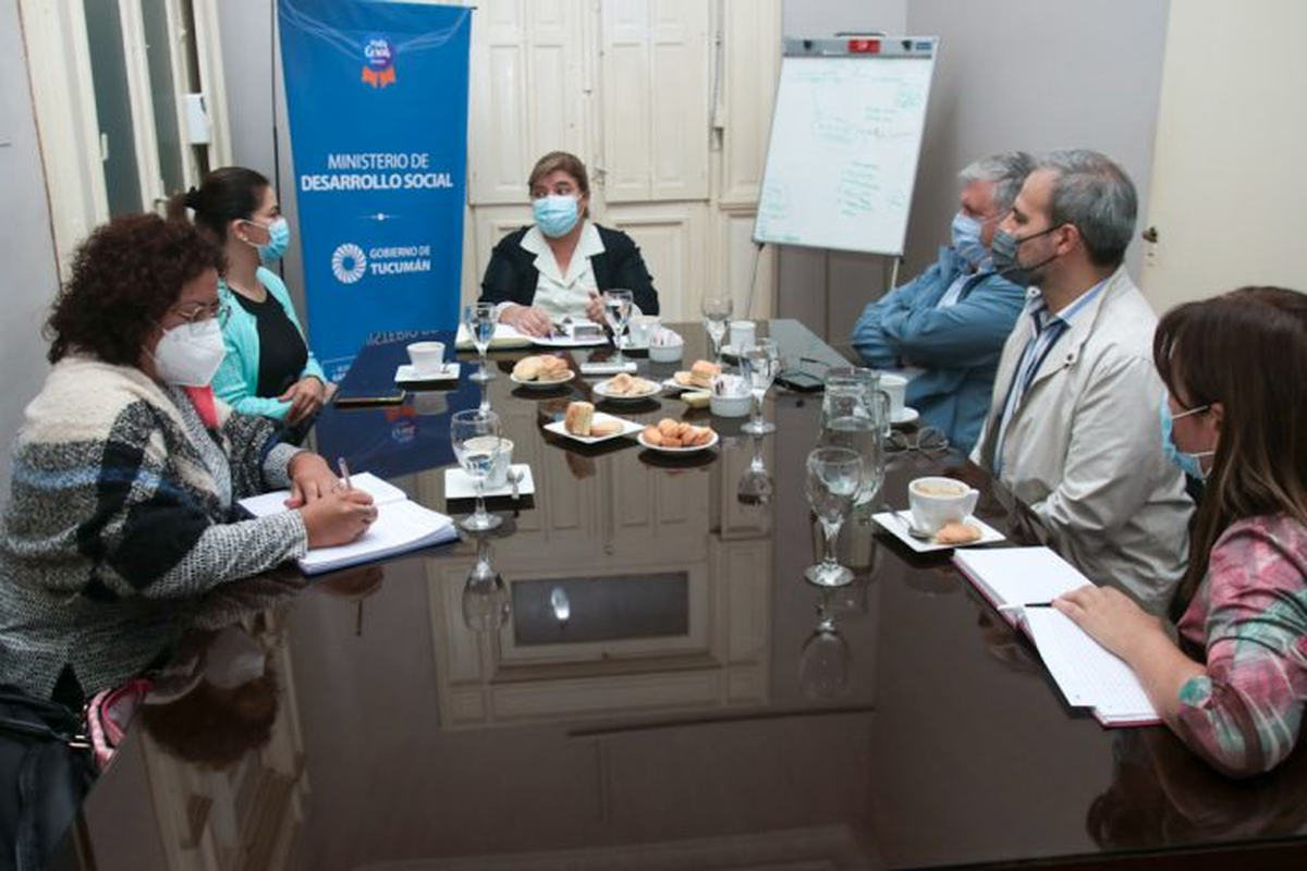 La ministra de Desarrollo Social, Lorena M&aacute;laga, recibi&oacute; a la secretaria de Atenci&oacute;n a Familias en Riesgo Social, Gladys Medina, para definir criterios de trabajo.