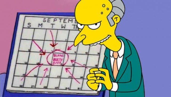 ¡Feliz cumpleaños, Señor Burns!