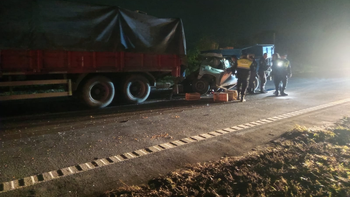 Se registraron dos accidentes en la autopista de circunvalación