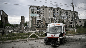 El ejército de Rusia culpó a Ucrania de bombardear un hospital