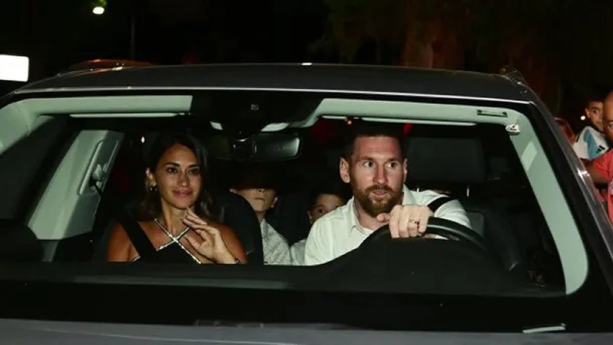 Lionel Messi estuvo en la fiesta de 15 de su sobrina