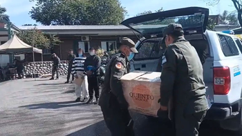 Gendarmería quemó de más de 258 kilos de cocaína en Tucumán