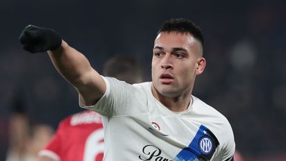 Doblete de Lautaro Martínez en la goleada del Inter