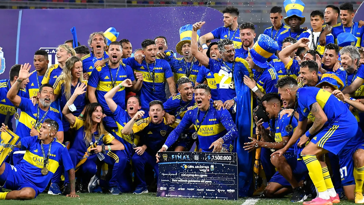 Boca cerró el año celebrando el título en la Copa Argentina.