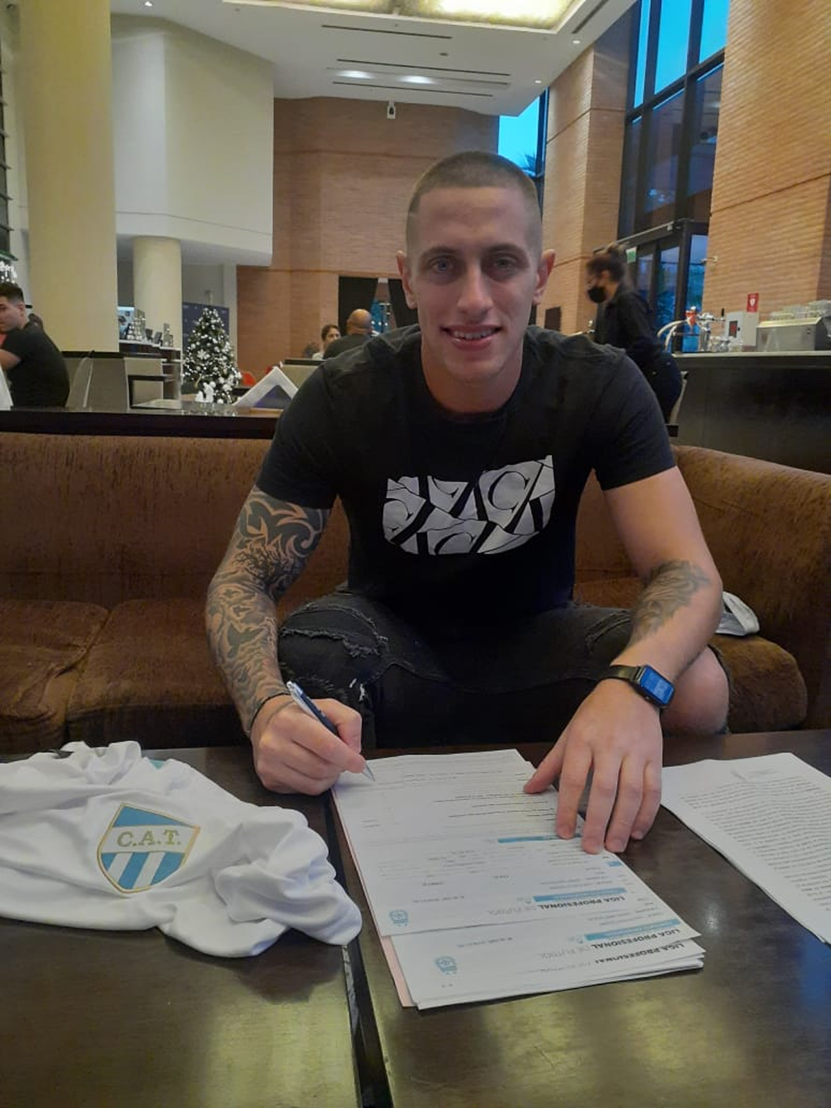 El arquero Nicolás Campisi firmó en Atlético Tucumán. Foto: Daniel Coronel.