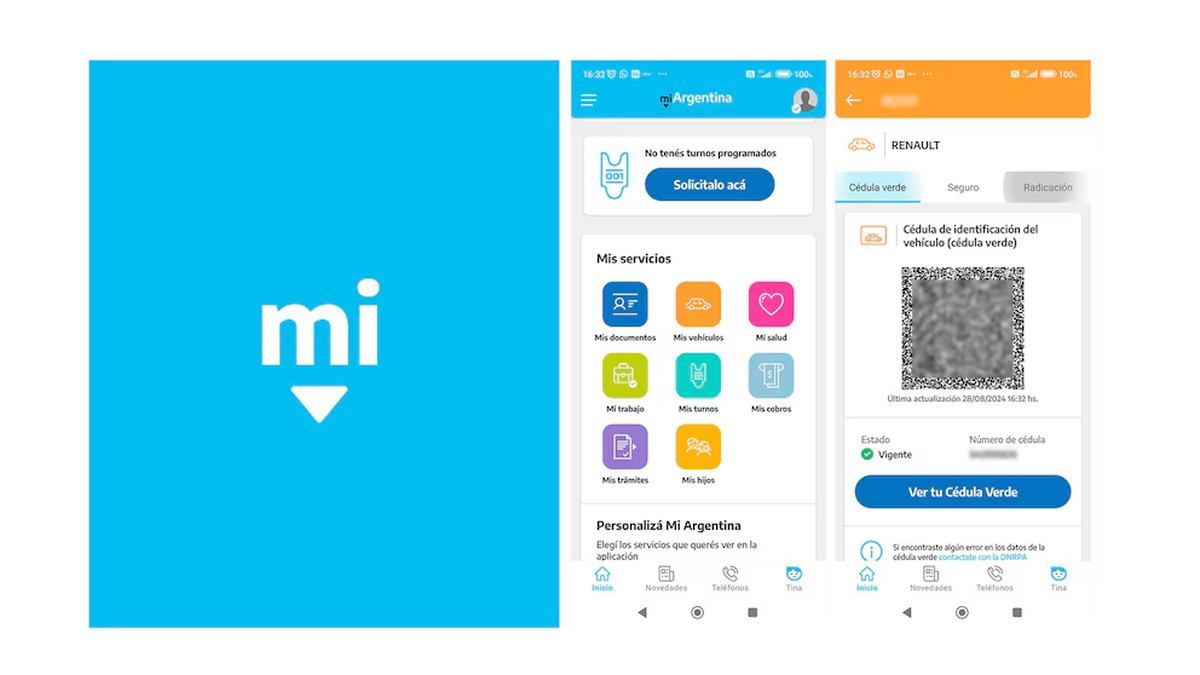 Los titulares podrán asignar un conductor autorizado a través de la App Mi Argentina. (Foto: Infobae)