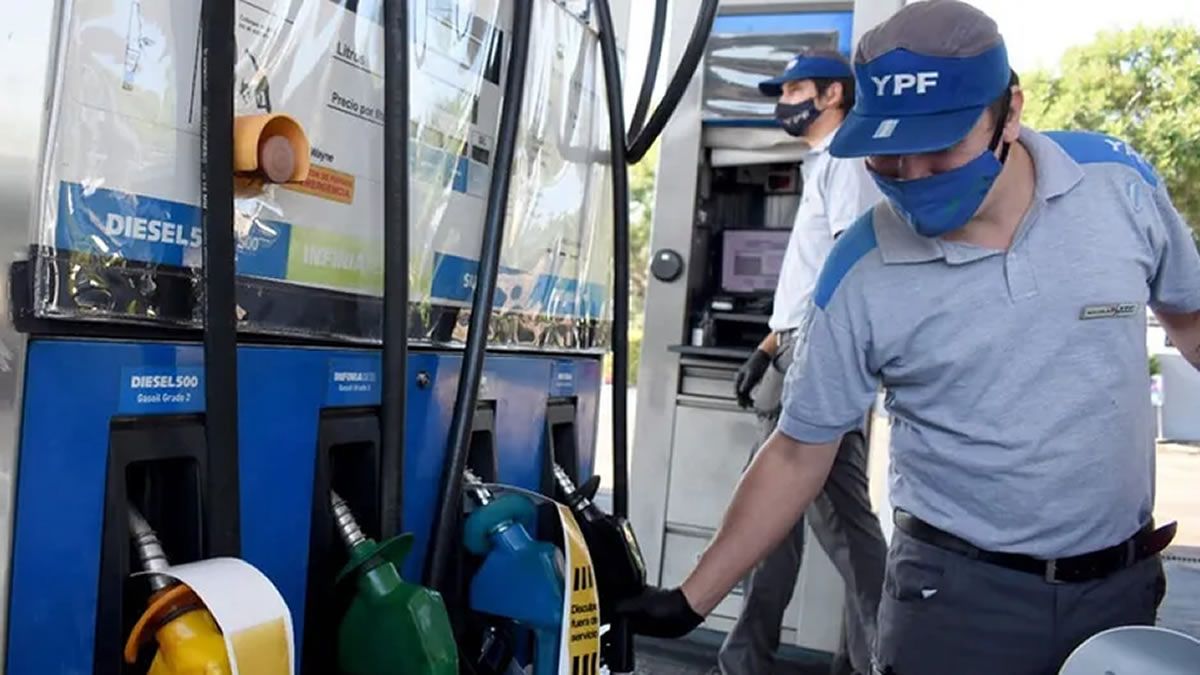 YPF aumentó un 3,8% promedio el precio de sus combustibles
