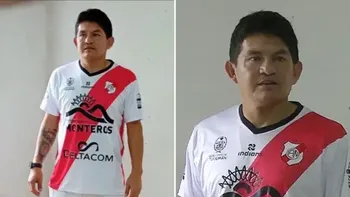 El Pulga con la camiseta de Ñuñorco: ¿jugará en la Liga Tucumana?