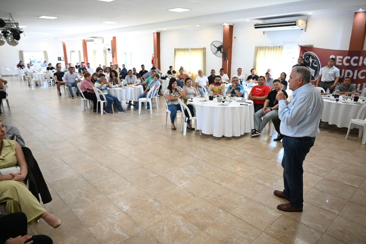 Jaldo instó a los judiciales a trabajar por un triunfo contundente.