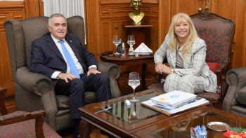 Jaldo y Chahla avanzan en un plan conjunto de obras contra inundaciones