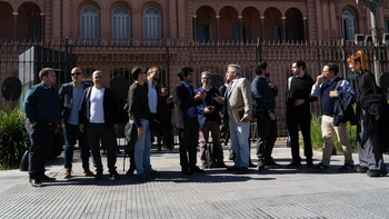 El Gobierno restringió la circulación de la prensa en la Casa Rosada