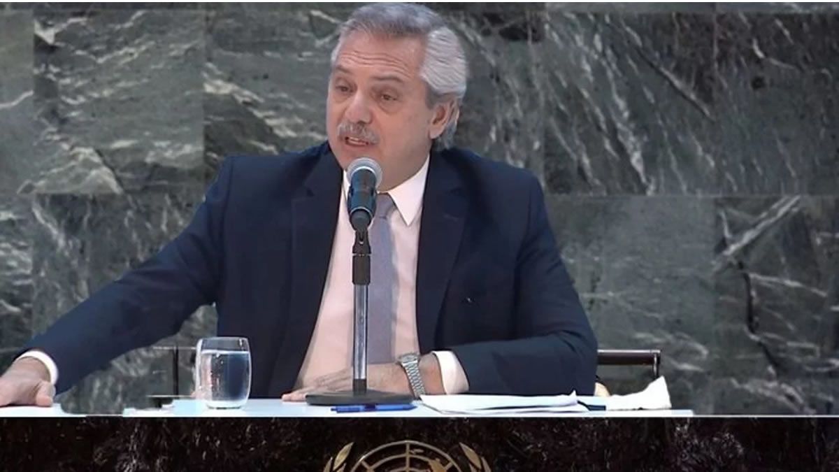Alberto Fernández prepara el discurso que dará en la ONU