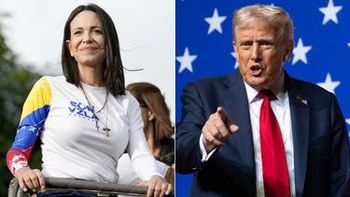Corina Machado mantuvo una reunión con Donald Trump